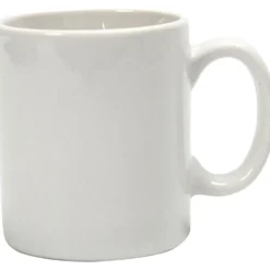 Muggar, H: 7 cm, Dia. 6 cm, 120 ml, ca. 120 ml, vit, 12 st./ 1 förp.