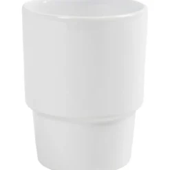 Mugg, H: 10 cm, Dia. 8,5 cm, vit, 1 st.