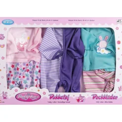 My Baby Love dockkläder, L: 39-41 cm, Innehållet kan variera , 3 set/ 1 förp.