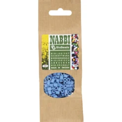 NABBI BioBeads, stl. 5x5 mm, Hålstl. 2.5 mm, medium, blå, 1000 st./ 1 förp.
