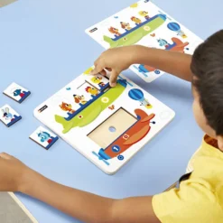Nathan inlärningsspel, Flygplan, stl. 21x21 cm, 1 förp.