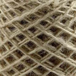 Naturhampa, tjocklek 1-2 mm, natur, 150 m/ 1 rl.
