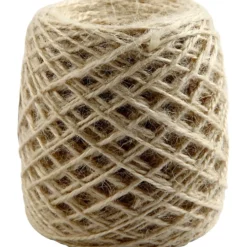 Naturhampa, tjocklek 1-2 mm, natur, 150 m/ 1 rl.