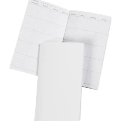 Notisbok, stl. 9,5x16,6 cm, Antal sidor 34, 100 g, vit, 1 st.