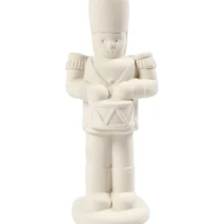 Nötknäpparen, H: 14 cm, vit, 3 st./ 1 förp.