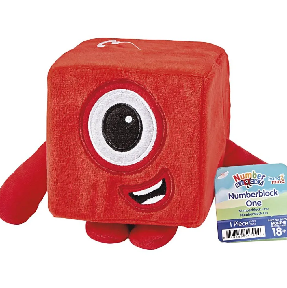 Numberblocks gosedjur, En, H: 11,5 cm, röd, 1 st.