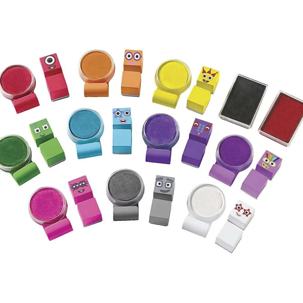 Numberblocks stämpelsats, 32 delar/ 1 förp.