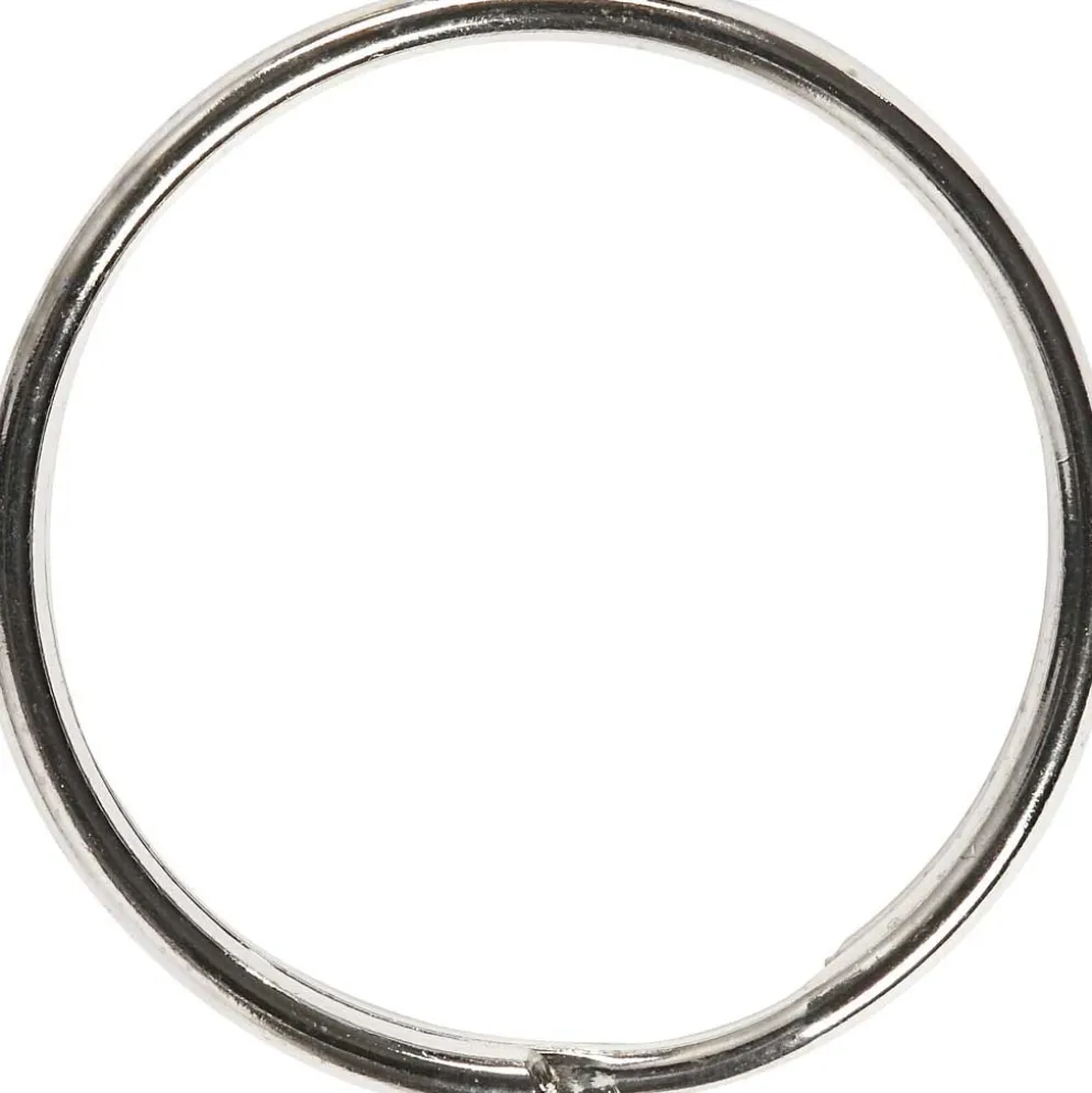 Nyckelringar, Dia. 30 mm, 6 st./ 1 förp.