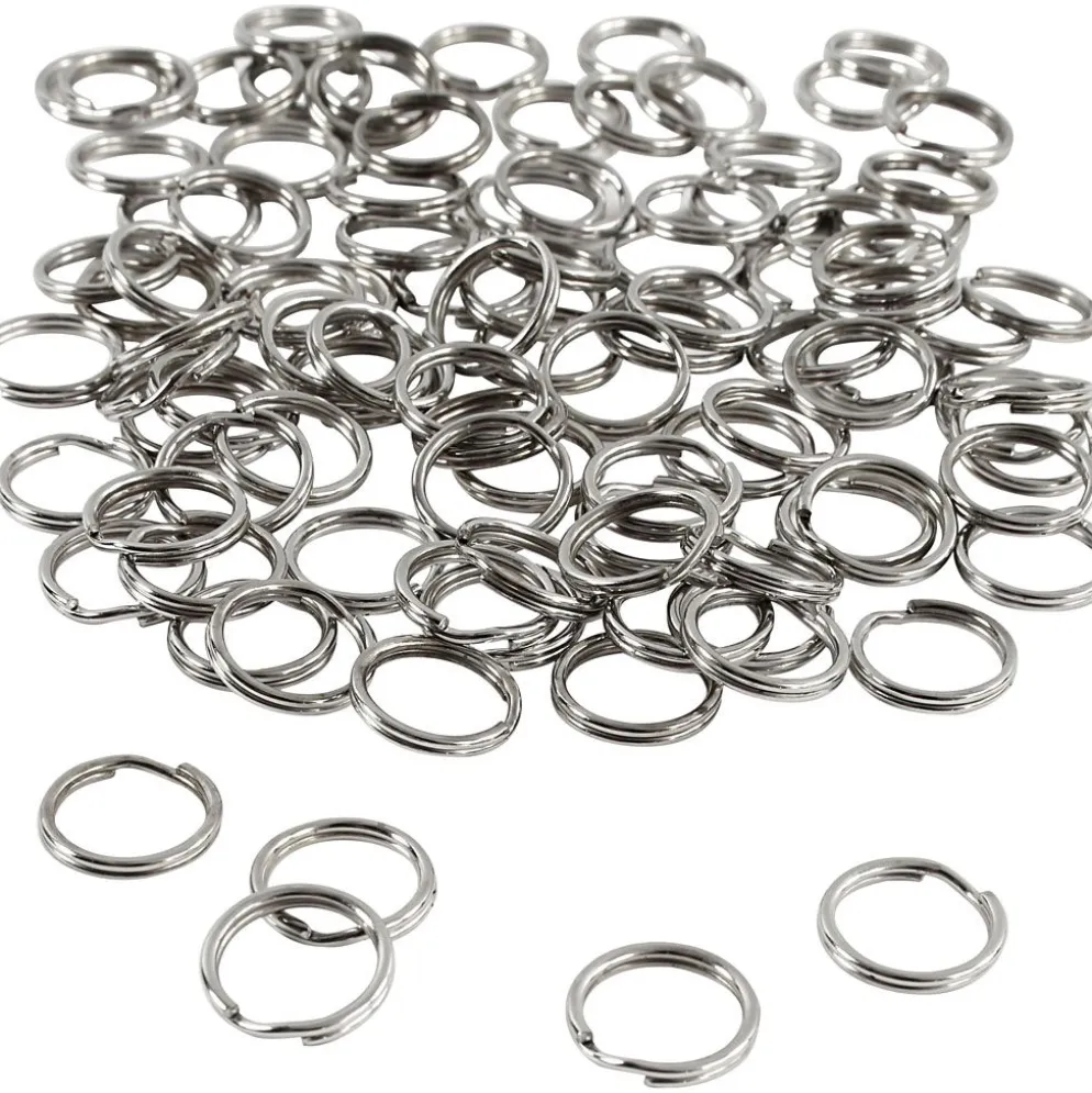 Nyckelringar, Dia. 12 mm, 100 st./ 1 förp.