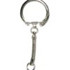 Nyckelring med kedja, L: 6 cm, Dia. 2,3 cm, 25 st./ 1 förp.