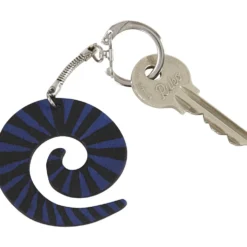 Nyckelring med kedja, L: 6 cm, Dia. 2,3 cm, 25 st./ 1 förp.