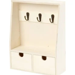 Nyckelskåp, H: 28,5 cm, D: 5-8 cm, B: 22 cm, 1 st.