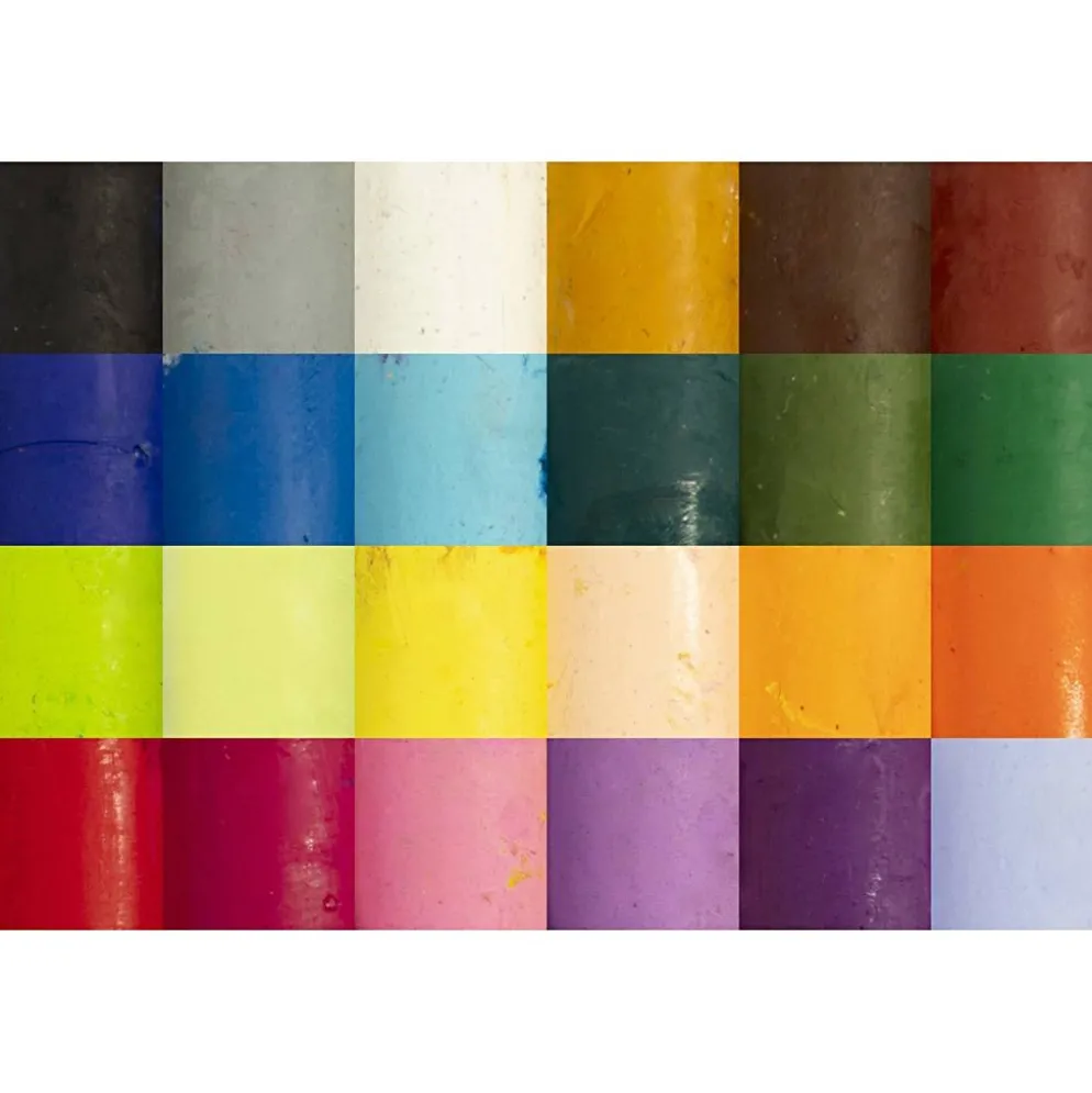 Oljepasteller, L: 7 cm, tjocklek 11 mm, pastellfärger, 24 st./ 1 förp.