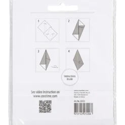 Origamipapper, stl. 10x10 cm, 128 g, guld, 20 ark/ 1 förp.