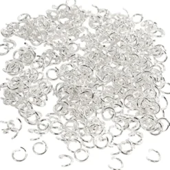 O-ring, stl. 7 mm, tjocklek 1 mm, försilvrad, 400 st./ 1 förp.