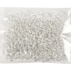 O-ring, stl. 7 mm, tjocklek 1 mm, försilvrad, 400 st./ 1 förp.