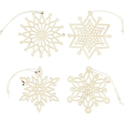 Ornament, Dia. 7 cm, tjocklek 0,3 cm, 8 st./ 1 förp.
