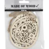 Ornament, H: 8+10+12 cm, B: 6+7,5+9 cm, tjocklek 3 mm, 3 st./ 1 förp.