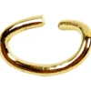 Ovala ringar, tjocklek 0,7 mm, guldfärgad, 50 st./ 1 förp.