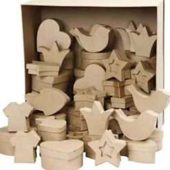 Pappaskar, stl. 6-11 cm, 63 st./ 1 förp.