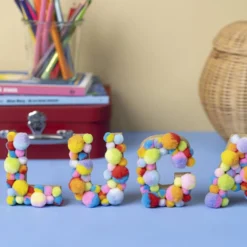 Pappbokstav, A, H: 10 cm, B: 9,5 cm, tjocklek 1,7 cm, 1 st.