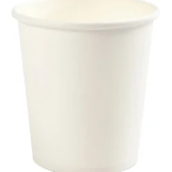 Pappersmuggar, H: 7,8 cm, Dia. 7,2 cm, 205 ml, vit, 50 st./ 1 förp.