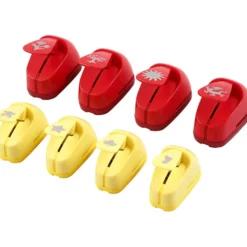 Pappersstansar, Vardags motiv, stl. 15+23 mm, 2x4 st./ 1 förp.