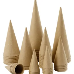 Pappstrutar, H: 8-20 cm, Dia. 4-8 cm, 50 st./ 1 förp.