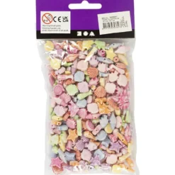 Pastellmix, stl. 9-12 mm, Hålstl. 1,2 mm, ca. 380 st., 110 g, 175 ml/ 1 förp.