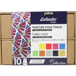 Pebeo Collection Set, Textilfärg nr 1, mixade färger, 1 förp.