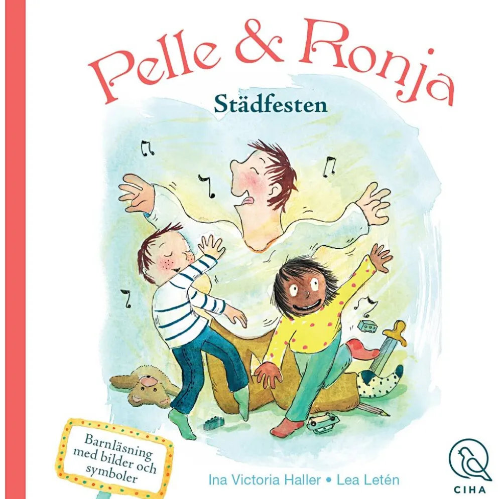 Pelle & Ronja - Städfesten, stl. 21x21x1 cm, Antal sidor 26, SE, 1 st.