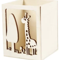 Pennställ, giraff, H: 10 cm, L: 8 cm, B: 8 cm, 1 st.