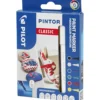 PILOT Pintor Tuschpennor, standardfärger, 6 st./ 1 förp.