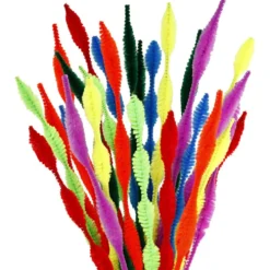 Piprensare, figurklippta, L: 30 cm, tjocklek 5-12 mm, mixade färger, 28 mix./ 1 förp.