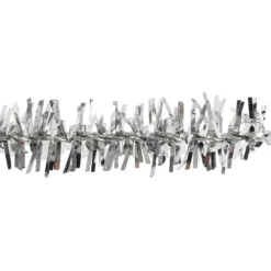 Piprensare, L: 30 cm, tjocklek 6 mm, glitter, silver, 24 st./ 1 förp.