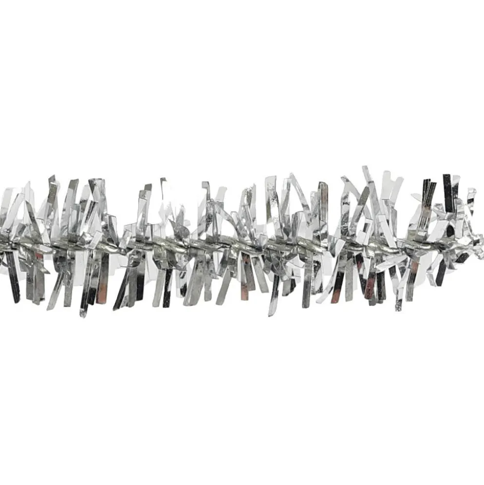 Piprensare, L: 30 cm, tjocklek 6 mm, glitter, silver, 24 st./ 1 förp.