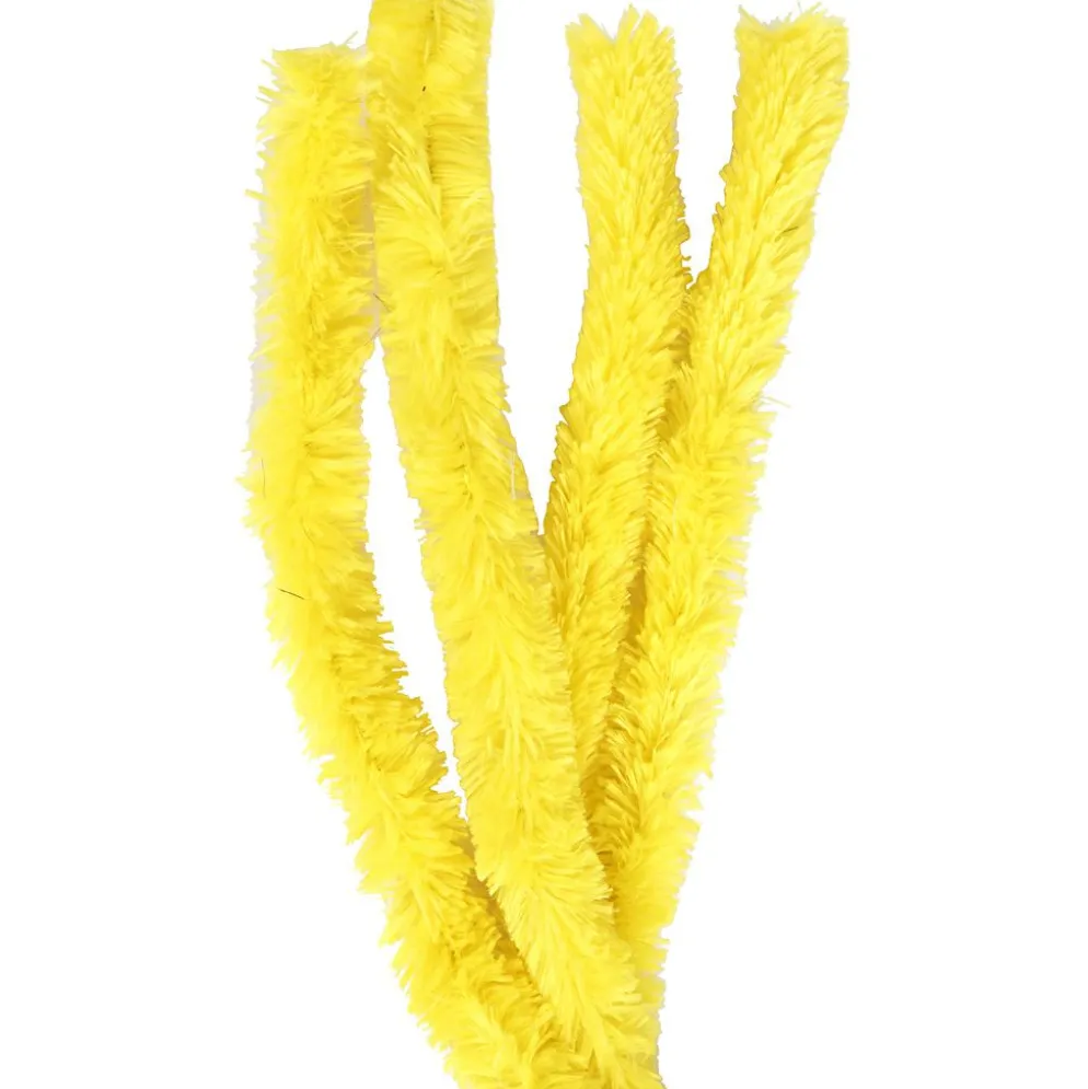 Piprensare, L: 40 cm, tjocklek 30 mm, gul, 4 st./ 1 förp.