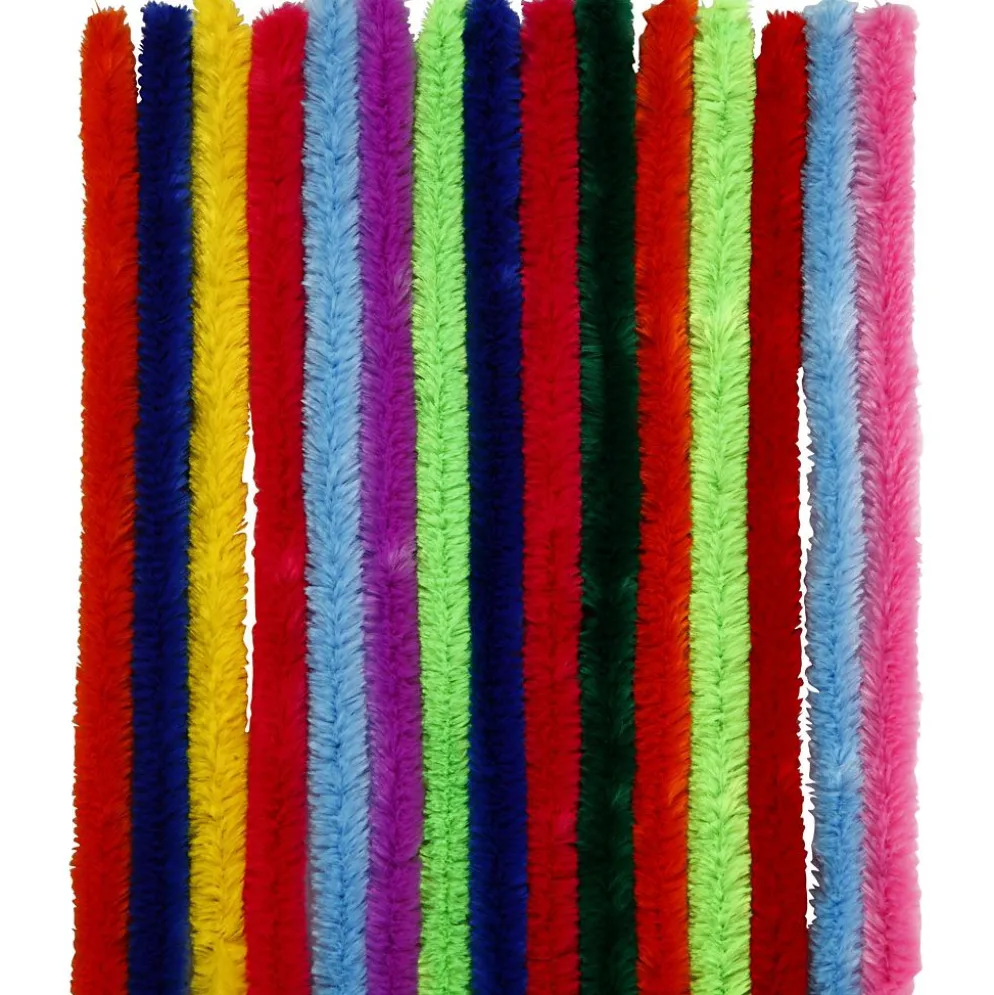 Piprensare, L: 30 cm, tjocklek 15 mm, mixade färger, 15 mix./ 1 förp.