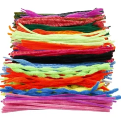 Piprensare, L: 30 cm, tjocklek 6-15 mm, mixade färger, 500 mix./ 1 förp.