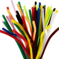 Piprensare, L: 30 cm, tjocklek 6 mm, mixade färger, 50 mix./ 1 förp.