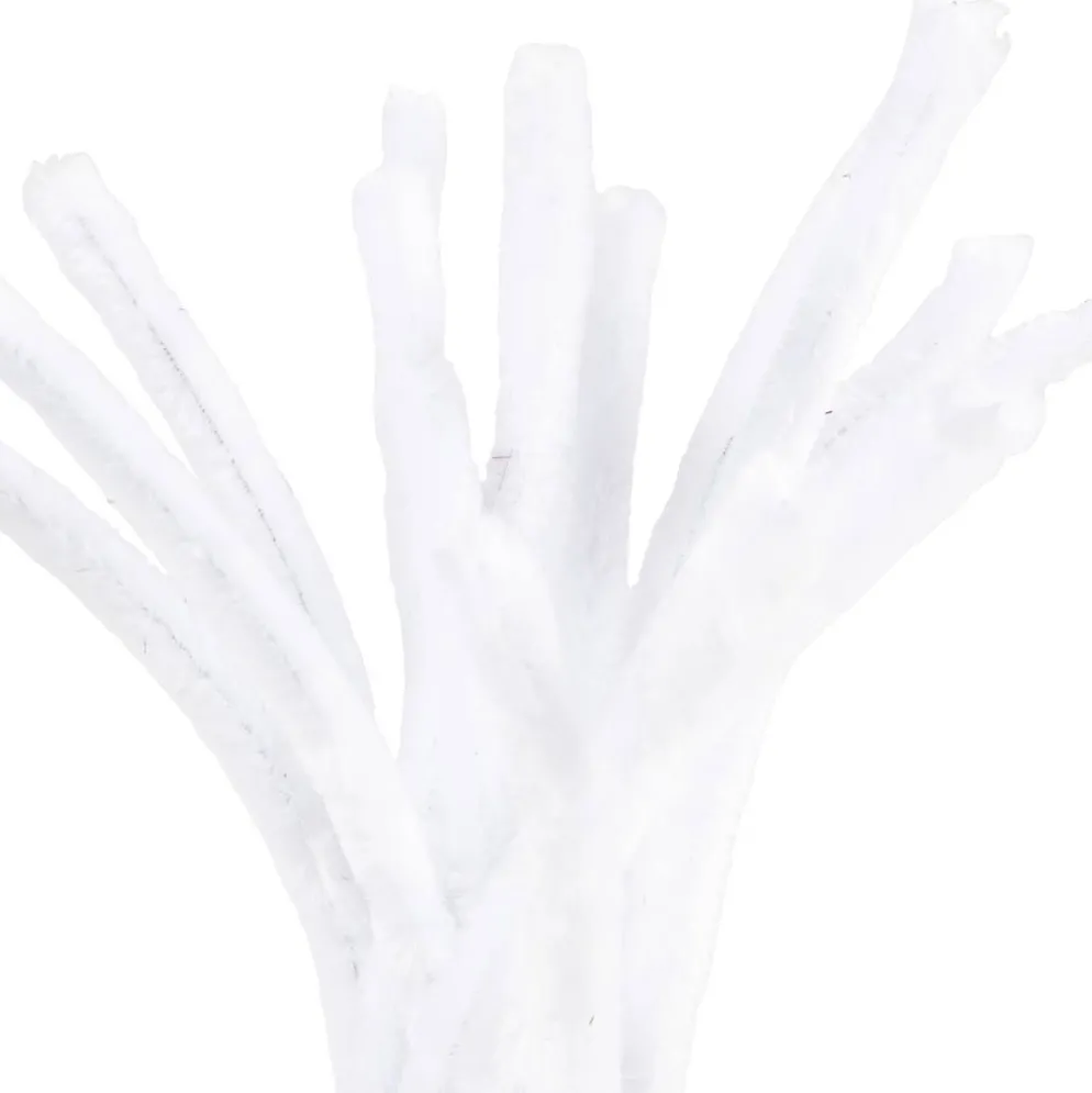 Piprensare, L: 30 cm, tjocklek 15 mm, vit, 15 st./ 1 förp.