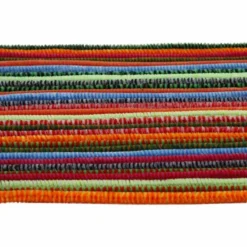 Piprensare, randiga, L: 30 cm, tjocklek 6 mm, mixade färger, 30 mix./ 1 förp.