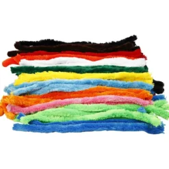 Piprensare, stora, L: 45 cm, tjocklek 25 mm, mixade färger, 60 mix./ 1 förp.