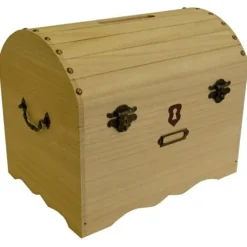 Piratkista att dekorera, stl. 32x22,5x25 cm, 1 st.