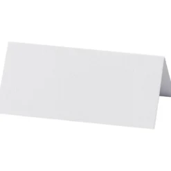 Placeringskort, stl. 9x4 cm, 220 g, vit, 20 st./ 1 förp.