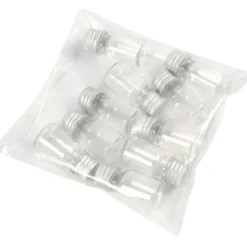 Plastburk med lock, H: 48 mm, Dia. 23,5 mm, 13 ml, 10 st./ 1 förp.