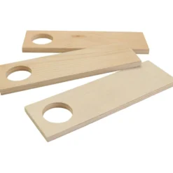 Platta äggkoppar, stl. 5x17 cm, 12 st./ 1 förp.