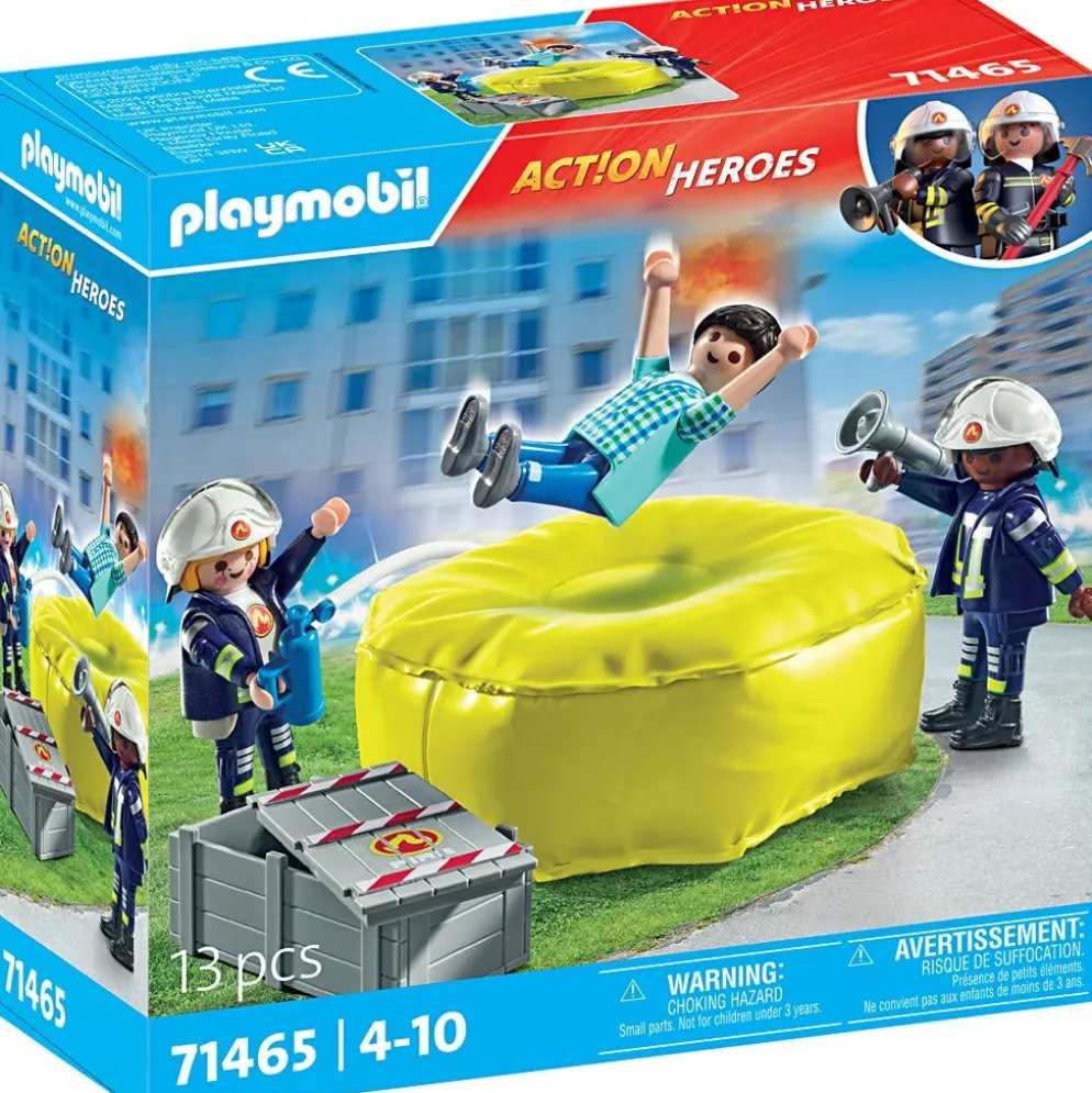 Playmobil brandman med krockkudde, 13 delar/ 1 förp.