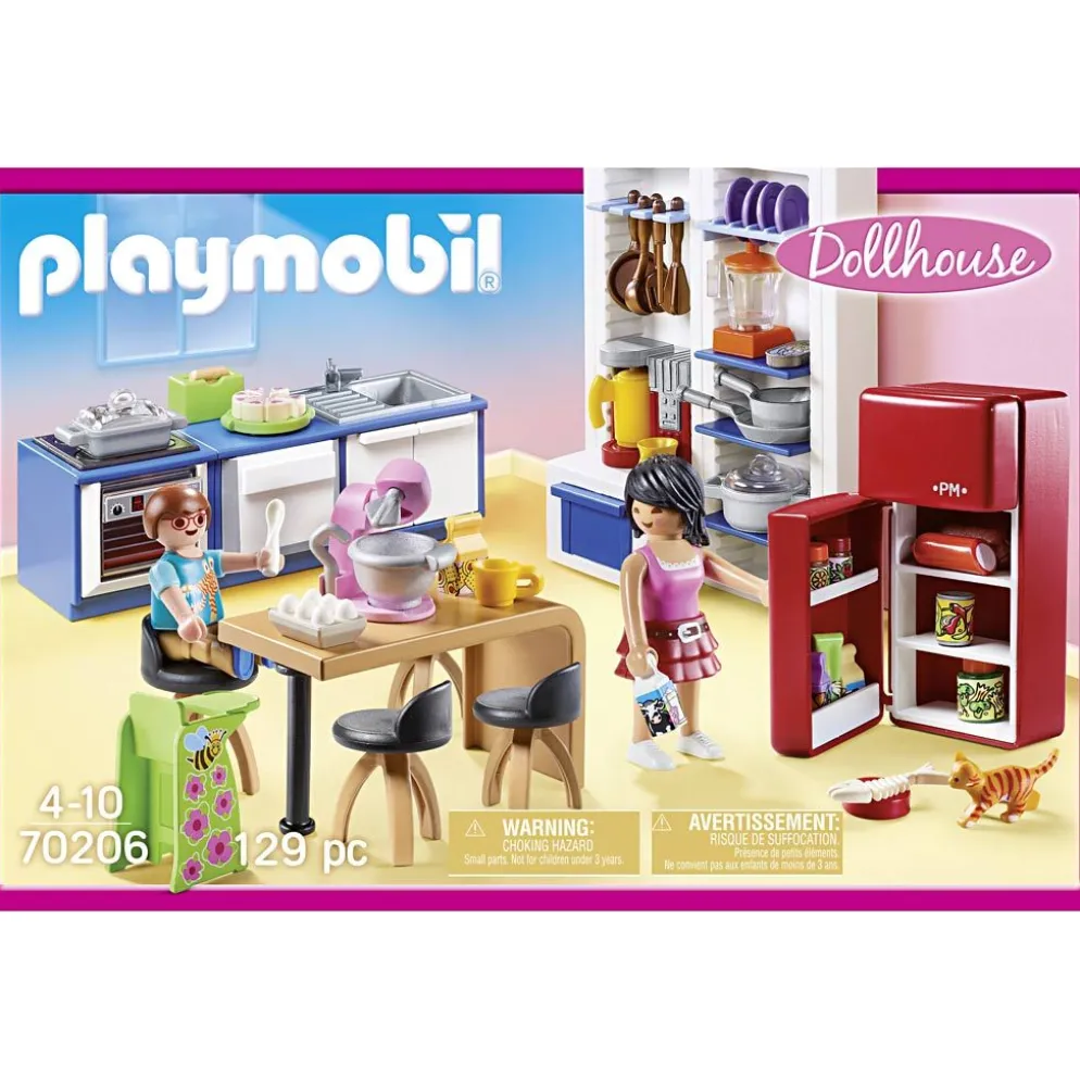 Playmobil Dockmöbler, Kök, 129 delar, 1 set