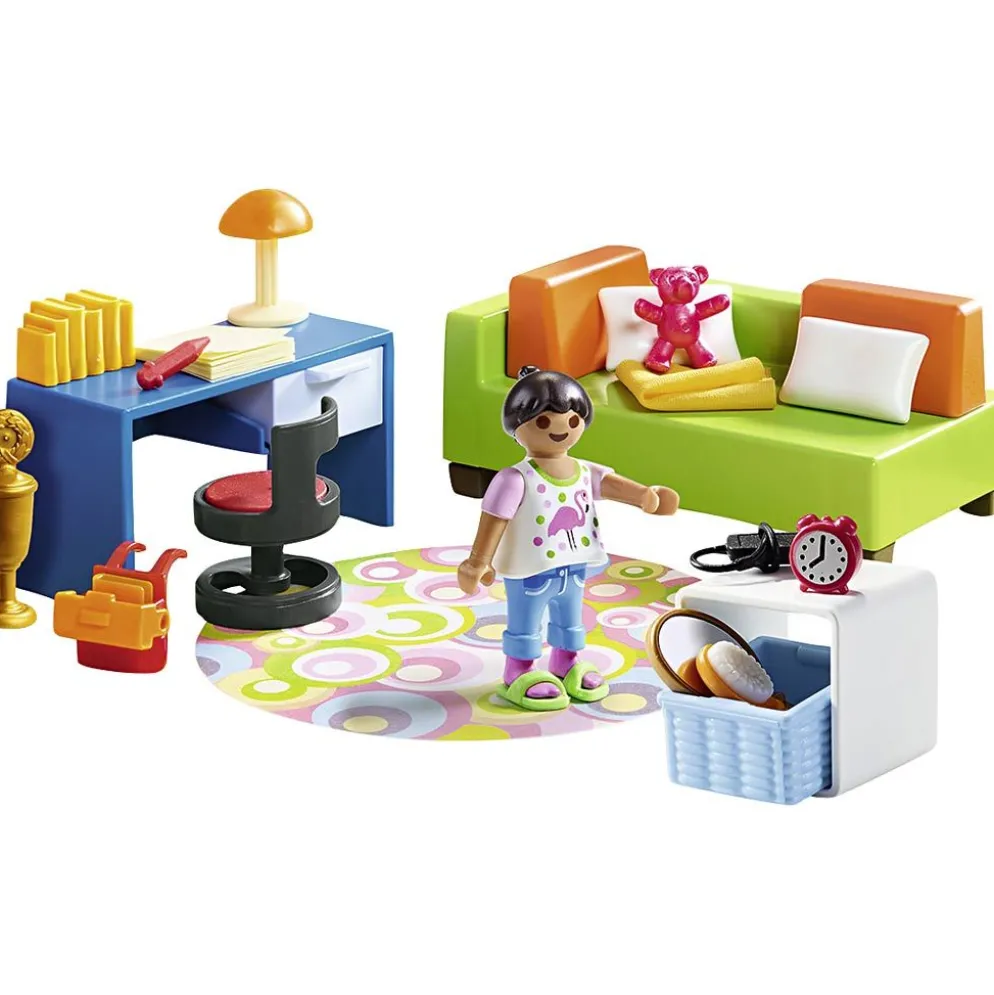 Playmobil dockskåpsmöbler , Tonårsrum, 43 delar/ 1 förp.